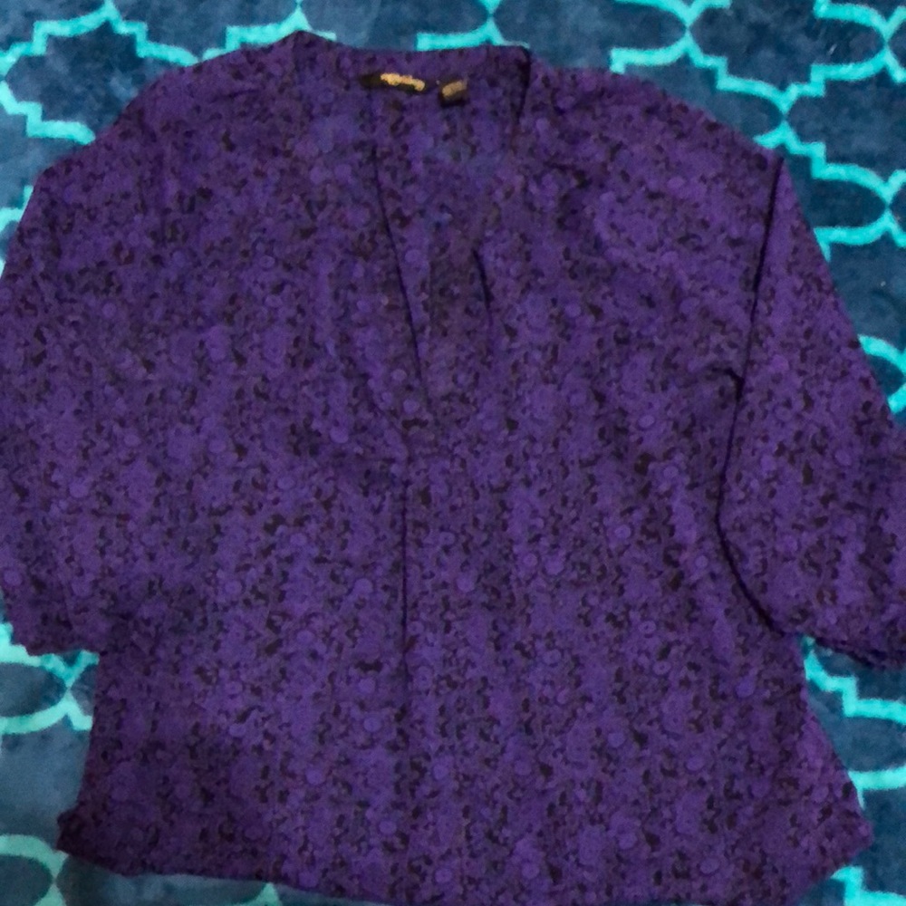 Chiffon top sz lrg